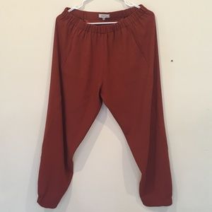 Aritzia Babaton Dexter Pant Terado MEDIUM ORANGE